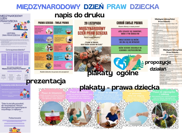 Międzynarodowy Dzień Praw Dziecka - pakiet materiałów