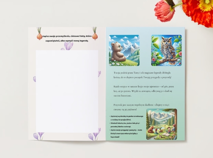 Książka z legendami o przyrodzie