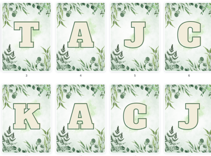 Girlanda WITAJCIE WAKACJE