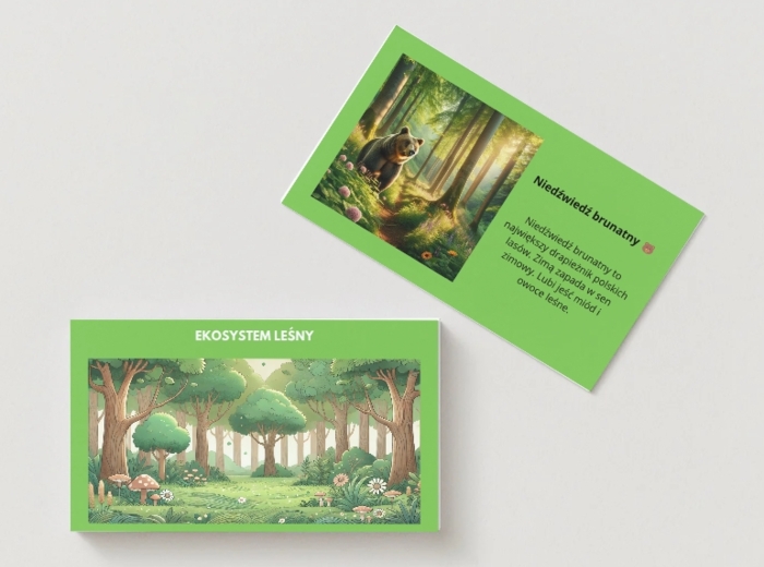 Ekologiczna przygoda. Ekosystem wodny. Ekosystem leśny. Gra MEMORY. Puzzle. QUIZ. [PAKIET]