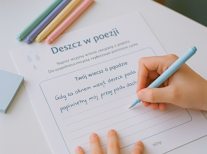 Deszcz w poezji. Analiza wierszy o pogodzie
