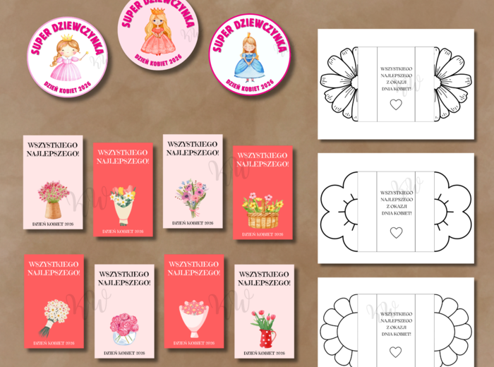 Dzień Kobiet – zestaw materiałów PDF