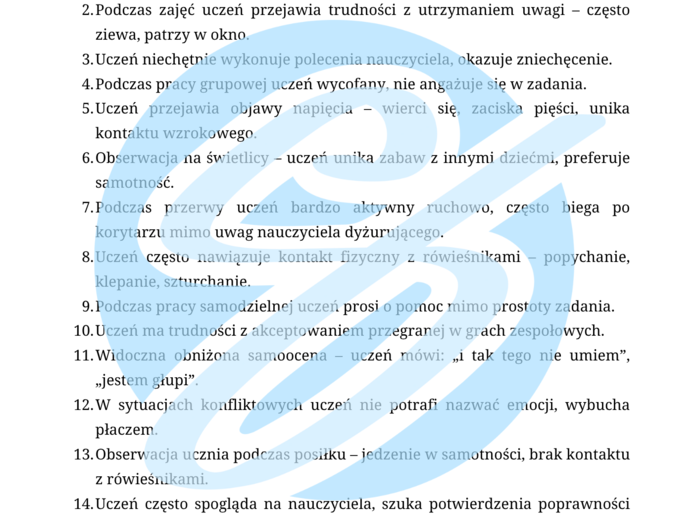 Psycholog w szkole podstawowej – przykładowe wpisy do dziennika