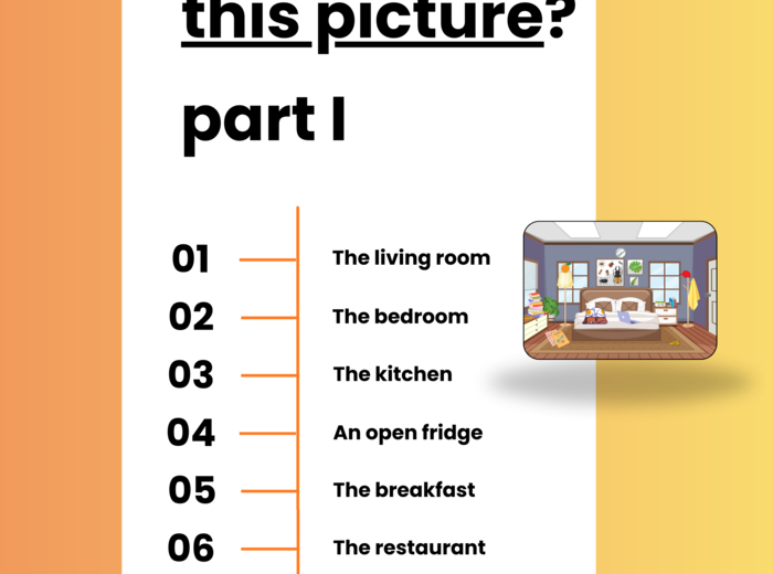 What can you see in this picture? Part I