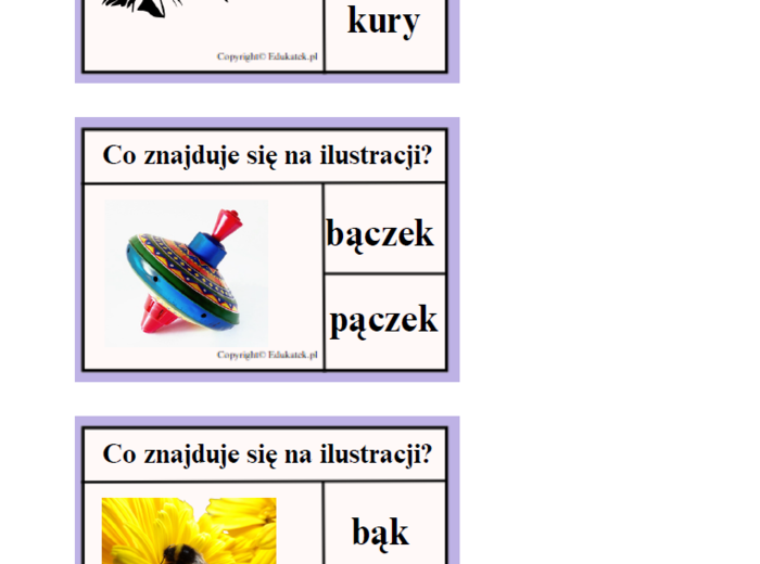 Zabawy słuchowe – doskonalenie słuchu fonematycznego