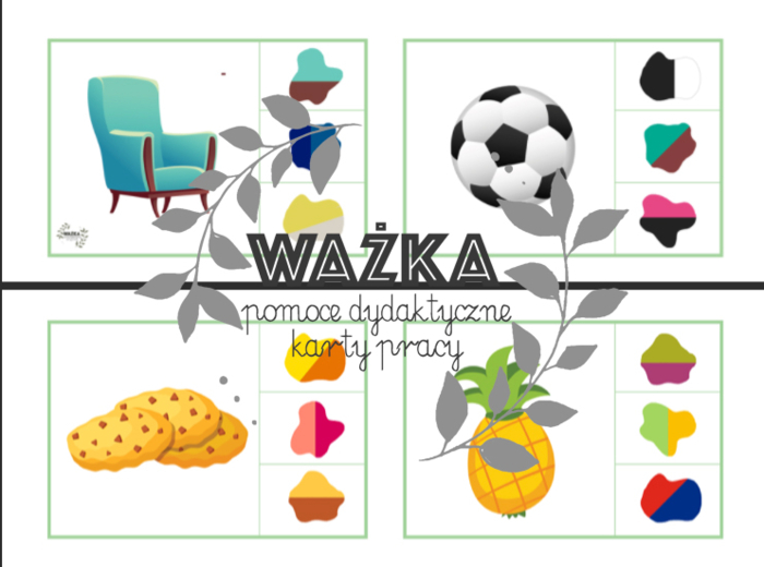 Kolory - zabawa z klamerkami