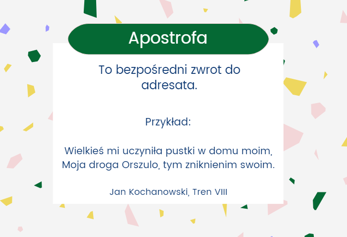 Środki poetyckie - prezentacja