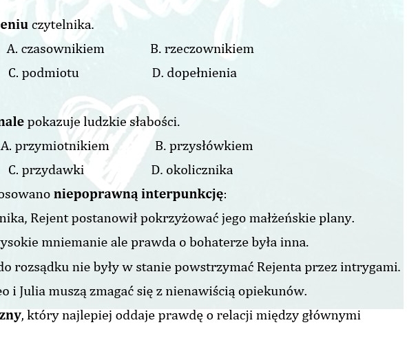 ZEMSTA ALEKSANDRA FREDRY - ZESTAW ZADAŃ JĘZYKOWYCH. Zbiór ćwiczeń dla uczniów klas 7-8