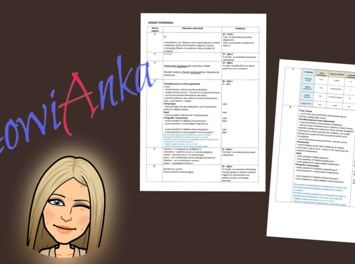 Sprawdzian z rozdz. IV pt. „Ja i ty” do podręcznika wydawnictwa WSiP „Zamieńmy słowo” dla klasy 4