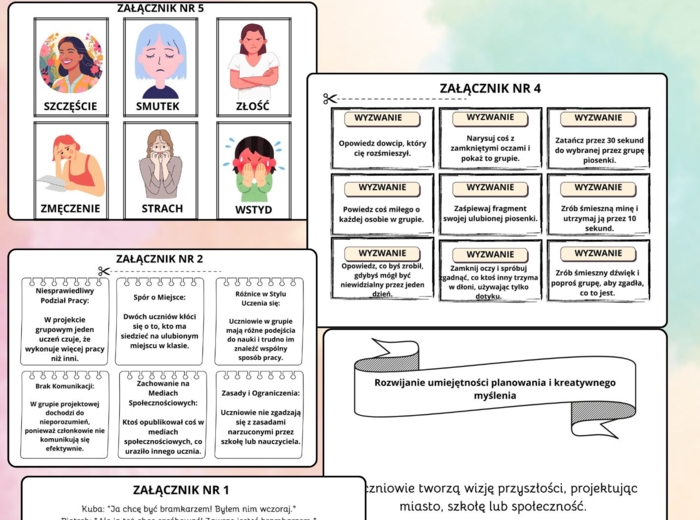 Rozwijające zadania dla młodzieży 4-8