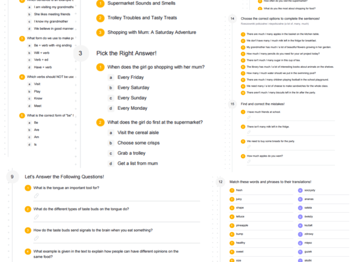 Junior Explorer 5 – Unit 3 – karta pracy