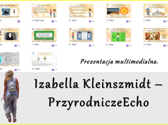 Prezentacja multimedialna w genial.ly „O czym będziemy się uczyć na zajęciach edukacji zdrowotnej w klasie 4?”. Edukacja zdrowotna. Klasa 4. Dział „Moje zdrowie fizyczne”.