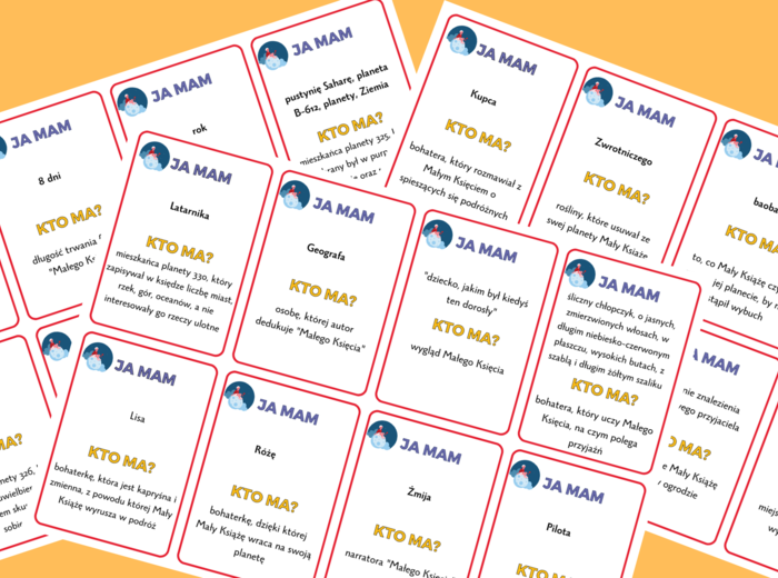 Ja mam… Kto ma…? "MAŁY KSIĄŻĘ"