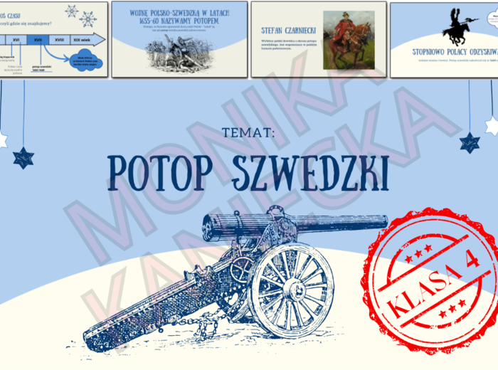 Potop szwedzki - prezentacja historia klasa 4