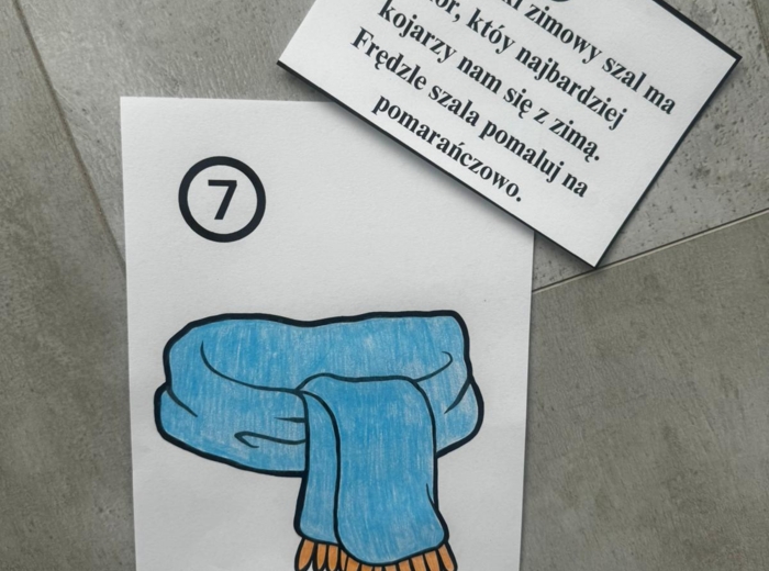 Kolorowanki z opisem