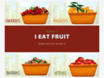 Owoce - I eat fruit - prezentacja