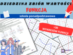 Funkcja dziedzina i zbiór wartości+30 wykresów różnych funkcji
