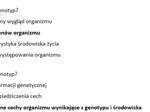 Test- genetyka i dziedziczenie