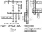 Flash 7 – Module 1 – krzyżówki