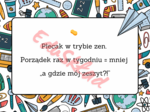 Jak przetrwać rok szkolny – gazetka ścienna