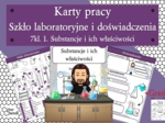 Karty pracy- Klasa 7. Chemia - Szkło laboratoryjne i doświadczenia