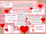 Walentynki, miłość - gazetka, dekoracja