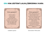 ZESTAW KART DO GRY "KIM JESTEM. ZBRODNIA I KARA/LALKA".