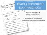 Fizyka 7 i 8. Karta pracy. PRACA I MOC PRĄDU ELEKTRYCZNEGO. Prąd elektryczny.