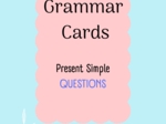Present Simple/ Karty do mówienia/ Mówienie/ Speaking/ Konwersacje/ Klasy 4-8/ Klasy 4-6/ Klasy 6-8/ SP/ Warm-up/ Rozgrzewka/ Speaking cards/ Gramatyka/ Grammar/ Speaking cards grammar/ Grammar cards/ E8