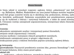 Proces literacki - scenariusz ćwiczenia + materiały