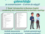 JĘZYK ANGIELSKI ZAWODOWY Gotowa lekcja ze scenariuszem, 8 stron – dokument do edycji Temat: Introduction to Business English