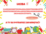 DZIEŃ LICZBY PI  (3.14) - gazetka szkolna 14 marca