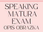 Speaking  matura exam Opis obrazka