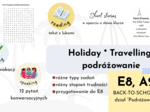 Podróżowanie/wakacje, E8, A2, konwersacje, rozmowy o podróżowaniu, czytanie i pisanie, back to school