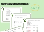 Powtórzenie wiadomości po klasie 7, klasa 8, stacje zadaniowe