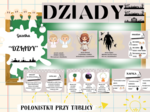 Lekturowa gazetka "Dziady" "Dziady cz. II" A. Mickiewicz
