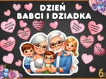 DZIEŃ BABCI I DZIADKA – zestaw materiałów do przygotowania dekoracji, grafika XXL