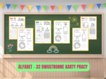 Alfabet - karty pracy z zadaniami