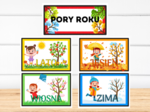 Karty demonstracyjne / pokazowe - Pory Roku