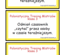 Polonistyczny trening mistrzów - klasa 3