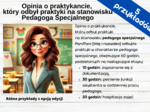 Opinia o praktykach pedagogicznych na stanowisku Pedagoga Specjalnego