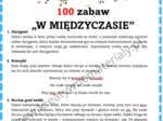 100 zabaw "W MIĘDZYCZASIE"