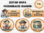 ZESTAW GRUPA POSZUKIWACZE SKARBÓW