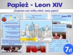 NOWY PAPIEŻ - LEON XIV - gazetka informacyjna