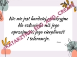 Tolerancja - plakaty z cytatami i aforyzmami