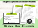 MATURA DRILL - Znajomość Środków Językowych - Sety Leksykalne