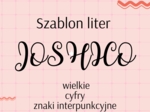 Szablon liter - joshico - wielkie