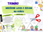 Mnożenie liczb z zerami na końcu – układanka trimino