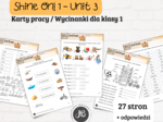 Materiały do Shine On! 1 Unit 3 – Cool Toys! - karty pracy - wklejki/wycinanki
