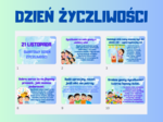 Gazetka szkolna- Dzień Życzliwości 21.11 - 13 Kolorowych kart a4